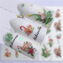 Load image into Gallery viewer, Sliders For Nails Winter Nail Stickers Elk Wolf Animal Sticker Figure Art Transfer Flowers Butterflies Watermark Water Slider Art Nail Stickers Sexy Girl Designs Comics Water Transfer Decals Manicure Lips Nail Art Decorations Slider Nail Art Stickers