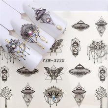 Load image into Gallery viewer, Sliders For Nails Winter Nail Stickers Elk Wolf Animal Sticker Figure Art Transfer Flowers Butterflies Watermark Water Slider Art Nail Stickers Sexy Girl Designs Comics Water Transfer Decals Manicure Lips Nail Art Decorations Slider Nail Art Stickers