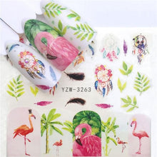 Load image into Gallery viewer, Sliders For Nails Winter Nail Stickers Elk Wolf Animal Sticker Figure Art Transfer Flowers Butterflies Watermark Water Slider Art Nail Stickers Sexy Girl Designs Comics Water Transfer Decals Manicure Lips Nail Art Decorations Slider Nail Art Stickers