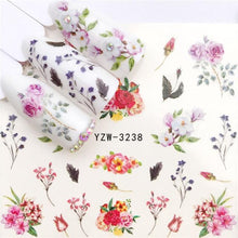 Load image into Gallery viewer, Sliders For Nails Winter Nail Stickers Elk Wolf Animal Sticker Figure Art Transfer Flowers Butterflies Watermark Water Slider Art Nail Stickers Sexy Girl Designs Comics Water Transfer Decals Manicure Lips Nail Art Decorations Slider Nail Art Stickers