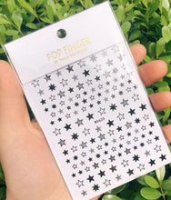Load image into Gallery viewer, Stripe Line Nail Sticker Decal Thin Lining Line Art Self-Adhesive Peel Off Silver /Gold /White /Black Gold Stickers Accessories Strip Line Nail Decal Self-Adhesive 3D Wave Decal Decoration Metallic Curve Design Decoration for Women Girls