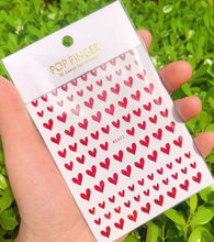 Load image into Gallery viewer, Stripe Line Nail Sticker Decal Thin Lining Line Art Self-Adhesive Peel Off Silver /Gold /White /Black Gold Stickers Accessories Strip Line Nail Decal Self-Adhesive 3D Wave Decal Decoration Metallic Curve Design Decoration for Women Girls