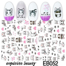 Load image into Gallery viewer, Nail Stickers Cute Rabbit Nail Art Decorations No Face Man Sliders For Manicure Cute Cartoon Nail Art Sticker Decals for Women Kids Girls Manicure Decoration Nail Art Supplies 3D Self-Adhesive Nail Decals Designer Nail Stickers for Acrylic Nails