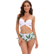 Load image into Gallery viewer, Bikini Women Push Up Swimsuit 3 Piece Bikini Set With Cover Up Women's Fashion 3 Piece Tie Dye Top Bikini Set Swimsuit Cover Up Skirt Swimwear Push Up Bather Swim Wear