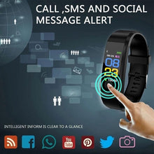 Load image into Gallery viewer, Connected Child Smart Sport Watch For Girls Boys Students Wrist Clock Electronic LED Digital Child Wrist Watch Fitness Tracker With Heart Rate Monitor Waterproof Activity Tracker With Sport Modes Sleep Monitor Fitness Watch With Call SMS Reminder