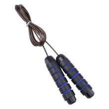 Load image into Gallery viewer, Tangle-Free Rapid Speed Jumping Rope Cable With Ball Bearings Steel Skipping Rope Adjustable Rapid Speed Jumping Ropes Cable Foam Handles Steel Jump Ropes For Gym Fitness Home Exercise