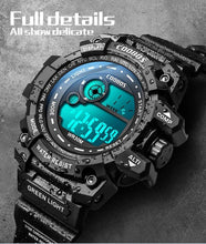 Load image into Gallery viewer, Fashion Luminous Children Watches For Boys Waterproof Electronic Silicone Strap Watch Fashion Sport Led Digital Wrist Watch Kids Sports Watch Waterproof Boys Multi-Function Digital Wristwatch
