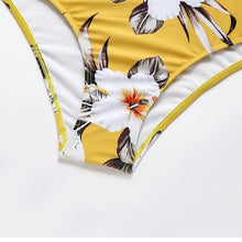 Load image into Gallery viewer, Surfing Swimsuit For Women Bikini Long Sleeve Swimwear Tiger Print Push Up Summer Bath Suit Two Piece Surfing Rash Guard Bikini Long Sleeve Swimsuit Set