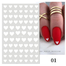 Load image into Gallery viewer, Gold Christmas Snowflake 3D Nail Stickers Sparkly Iridescent Silver Xmas Tree Elk Deer Transfer Sliders Winter Nails Accessories Design Decor Tip Transfer Nail Decals Sticker For Pretty Girl Self-Adhesive Nail Decals Designer Nail Stickers