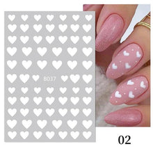 Load image into Gallery viewer, Gold Christmas Snowflake 3D Nail Stickers Sparkly Iridescent Silver Xmas Tree Elk Deer Transfer Sliders Winter Nails Accessories Design Decor Tip Transfer Nail Decals Sticker For Pretty Girl Self-Adhesive Nail Decals Designer Nail Stickers