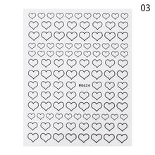 Load image into Gallery viewer, Gold Christmas Snowflake 3D Nail Stickers Sparkly Iridescent Silver Xmas Tree Elk Deer Transfer Sliders Winter Nails Accessories Design Decor Tip Transfer Nail Decals Sticker For Pretty Girl Self-Adhesive Nail Decals Designer Nail Stickers