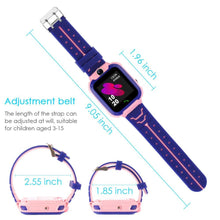 Load image into Gallery viewer, Childrens Smart Watch Kids Phone Watch Smartwatch For Boys Girls With Sim Card Photo Waterproof Smartwatches With Tracker HD Touch Screen For Kids Games Alarm Clock Camera Digital Wrist Watch Smartwatch Christmas Birthday Gifts
