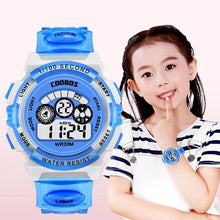 Load image into Gallery viewer, Luminous Watch For Children Students Dial Electronic Watch Multi-function Wrist Watch Kids Sports Watch Functional Digital Kids Watches LED Light Wristwatches For Boys Girls