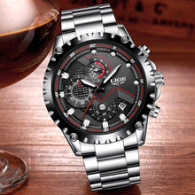 Load image into Gallery viewer, Men's Watch With Chronometers Day Display And Fluorescent Hands Unique Design Excellent Gift