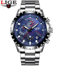 Load image into Gallery viewer, Men's Watch With Chronometers Day Display And Fluorescent Hands Unique Design Excellent Gift
