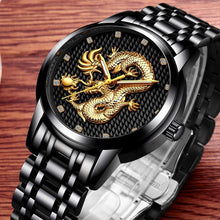 Load image into Gallery viewer, Men's Waterproof Watch With 3D Dragon Design Excellent Look Perfect Gift For Your Man