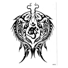 Load image into Gallery viewer, Elegant Temporary Waterproof Tattoos Big Tribal Sticker Black Large Body Art Makeup Fake Tattoo For Mens Womens