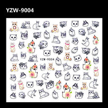 Load image into Gallery viewer, Full Beauty 1pc Black Flower Vine Nail Water Sticker Leaf Lace Design Slider Nail Art Decal Beauty Foils Decoration Nail Decals for Women Nail Art Stickers Water Transfer Decals Design Nail Art Supplies Manicure Acrylic Nail Foil Stencils Decorations