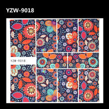 Load image into Gallery viewer, Full Beauty 1pc Black Flower Vine Nail Water Sticker Leaf Lace Design Slider Nail Art Decal Beauty Foils Decoration Nail Decals for Women Nail Art Stickers Water Transfer Decals Design Nail Art Supplies Manicure Acrylic Nail Foil Stencils Decorations