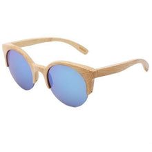 Load image into Gallery viewer, Elegant Wooden Design Classic Sunglasses Design Stylish Popular Wooden Sunglasses For Men & Women Round Bamboo Glasses Mirror Sun Glasses Retro Glasses