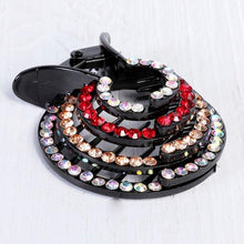 Load image into Gallery viewer, New Crystal Bird Nest Ponytail Holder Fair Crab Claw Clip Hairpin Rhinestone for Women Girls Accessories Barrettes Headwear Gorgeous Hair Accessories For Women