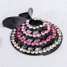 Load image into Gallery viewer, New Crystal Bird Nest Ponytail Holder Fair Crab Claw Clip Hairpin Rhinestone for Women Girls Accessories Barrettes Headwear Gorgeous Hair Accessories For Women