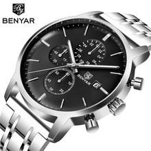 Load image into Gallery viewer, 2021 New Business Men Watch Full Steel Quartz Luxury Casual Waterproof Leather Sports Male Wristwatch