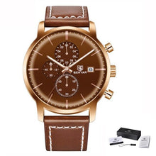 Load image into Gallery viewer, 2021 New Business Men Watch Full Steel Quartz Luxury Casual Waterproof Leather Sports Male Wristwatch