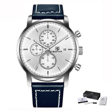 Load image into Gallery viewer, 2021 New Business Men Watch Full Steel Quartz Luxury Casual Waterproof Leather Sports Male Wristwatch