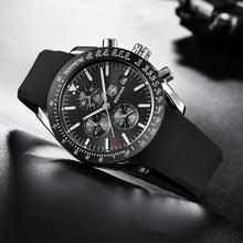 Load image into Gallery viewer, Luxury Men Stainless Steel Quartz Watch Accurate Timing Waterproof Analog Chronograph Men's Quartz Watches