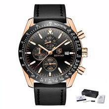 Load image into Gallery viewer, Luxury Men Stainless Steel Quartz Watch Accurate Timing Waterproof Analog Chronograph Men's Quartz Watches