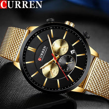 Load image into Gallery viewer, Unisex Elegant Stainless Steel Watch With Chronometer And Date Display Excellent Design Perfect Gift