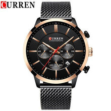 Load image into Gallery viewer, Unisex Elegant Stainless Steel Watch With Chronometer And Date Display Excellent Design Perfect Gift