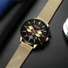 Load image into Gallery viewer, Unisex Elegant Stainless Steel Watch With Chronometer And Date Display Excellent Design Perfect Gift