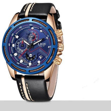 Load image into Gallery viewer, Waterproof Men's Sports Watch With Leather Transparent Belts, Chronometers Day View Perfect Gift