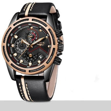 Load image into Gallery viewer, Waterproof Men's Sports Watch With Leather Transparent Belts, Chronometers Day View Perfect Gift