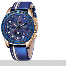 Load image into Gallery viewer, Waterproof Men's Sports Watch With Leather Transparent Belts, Chronometers Day View Perfect Gift