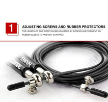Load image into Gallery viewer, Professional 3 in 1 Skipping Rope Speed Jump Rope For Fitness Skip Workout Training Tangle Free Skipping Rope Adjustable Length Outdoor Jumping Ropes With Carrying Bag Spare Cable