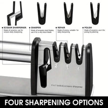 Load image into Gallery viewer, Professional 4-Stage Knife Sharpener Tool