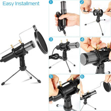 Load image into Gallery viewer, Professional Condenser Studio Recording Microphone
