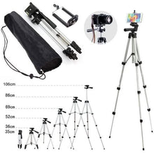 Load image into Gallery viewer, Professional Folding Camera Tripod Stand Holder for CellPhone