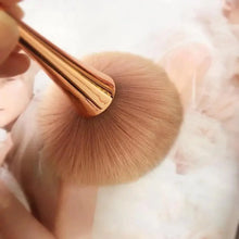 Load image into Gallery viewer, Professional Rose Gold Powder Brush For Make Up Foundation Brush- Professional Fluffy Loose Setting Powder Brush