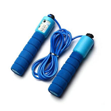 Load image into Gallery viewer, Professional Sponge Jump Ropes With Counter Sports Fitness Adjustable Fast Speed Counting Jump Skip Tangle-Free Rapid Speed Jump Rope With Counter For Aerobic Exercise Sports Fitness Cardio Workout Adjustable Cable Soft Sponge Non-Slip Handle