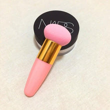 Load image into Gallery viewer, Professional Women Beauty Sponge Mushroom Head Powder Puff With Handle Smooth Shaped Make Up Colorful Sylish Design