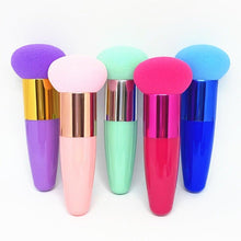 Load image into Gallery viewer, Professional Women Beauty Sponge Mushroom Head Powder Puff With Handle Smooth Shaped Make Up Colorful Sylish Design