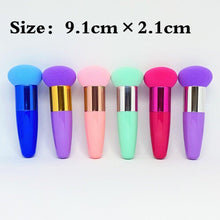 Load image into Gallery viewer, Professional Women Beauty Sponge Mushroom Head Powder Puff With Handle Smooth Shaped Make Up Colorful Sylish Design