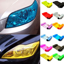 Load image into Gallery viewer, Promotion! 30x60cm Car Tint Fashion Headlight Taillight Fog Light Vinyl Smoke Film Sheet Sticker Cover Car Styling Self Adhesive Auto Car Tint Chrome Chameleon Headlight Taillight Fog Light Vinyl Smoke Film Sheet Sticker Cover For All Cars
