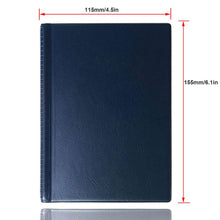 Load image into Gallery viewer, PU Leather Coin Album 10 Pages 120 Pockets Coin Album For Coins Pockets Commemorative Coin, Medallions Badges Collection Book Gifts For Friends And Coin Collectors