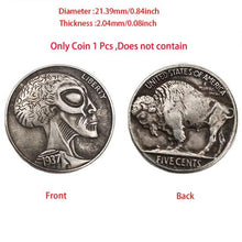 Load image into Gallery viewer, PU Leather Coin Album 10 Pages 120 Pockets Coin Album For Coins Pockets Commemorative Coin, Medallions Badges Collection Book Gifts For Friends And Coin Collectors