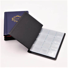 Load image into Gallery viewer, PU Leather Coin Album 10 Pages 120 Pockets Coin Album For Coins Pockets Commemorative Coin, Medallions Badges Collection Book Gifts For Friends And Coin Collectors